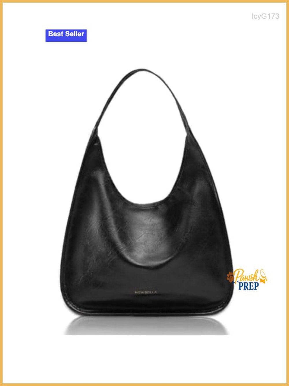 PU Leather Hobo Tote Handbag for Work and Travel with Zipper